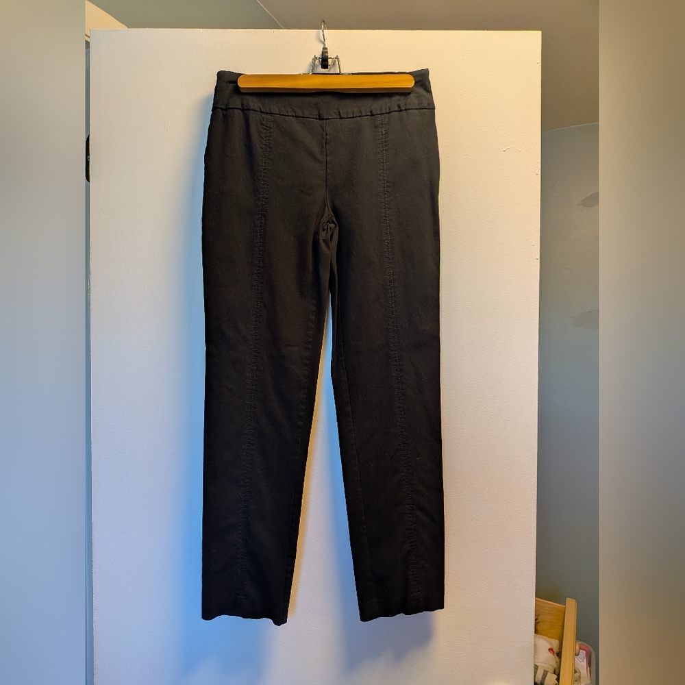 Zac & Rachel Black Ponte Slim Pants